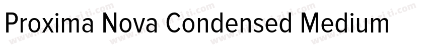 Proxima Nova Condensed Medium Itali字体转换
